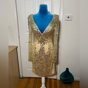 RoyalQueen Collection USA Embellished Dress Small